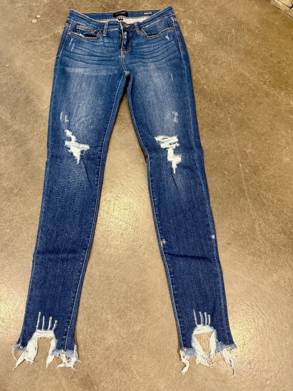 Judy Blue Skinny Distressed Jeans